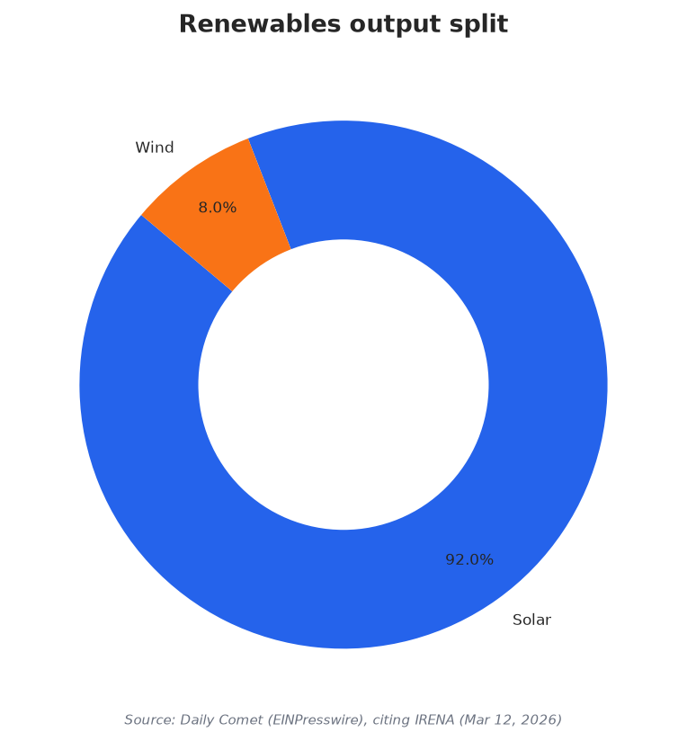 Renewables output split