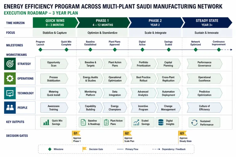 Energy Efficiency Consulting for a Large Saudi Manufacturing Group