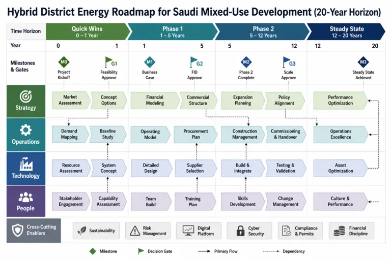 Feasibility Study and Assessment in Energy for a Saudi Commercial Developer