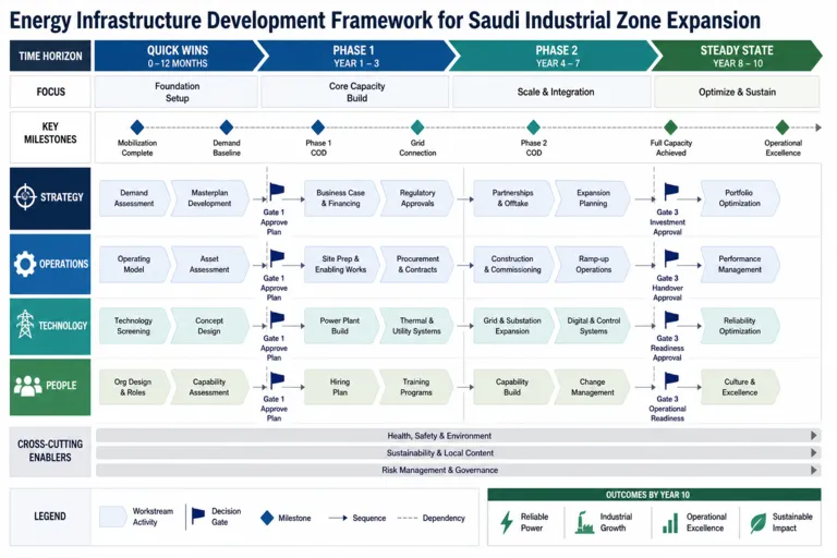 Energy Infrastructure Development for a Saudi Industrial Expansion Project