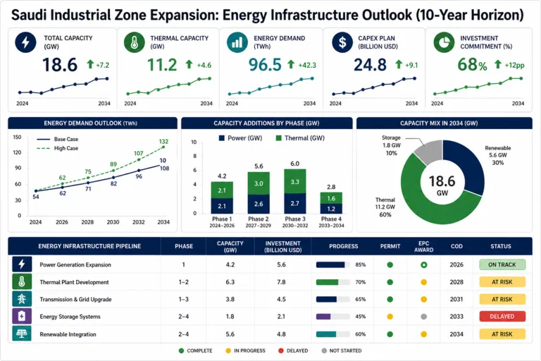 Energy Infrastructure Development for a Saudi Industrial Expansion Project