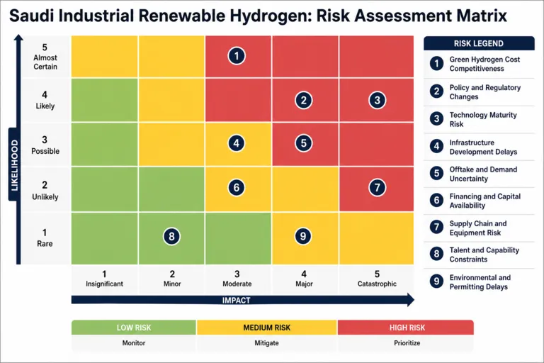 Saudi Renewable Hydrogen Strategy for a Large Industrial Player